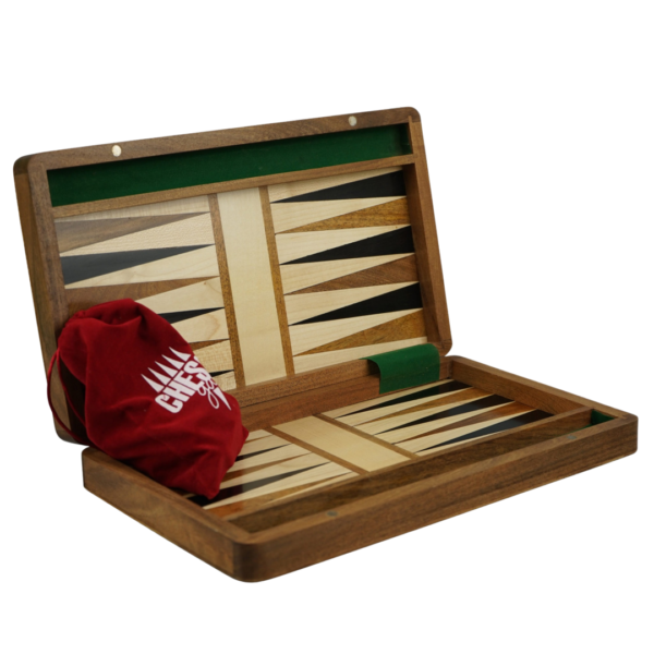 Solid Sheesham Backgammon Set 12 Inch