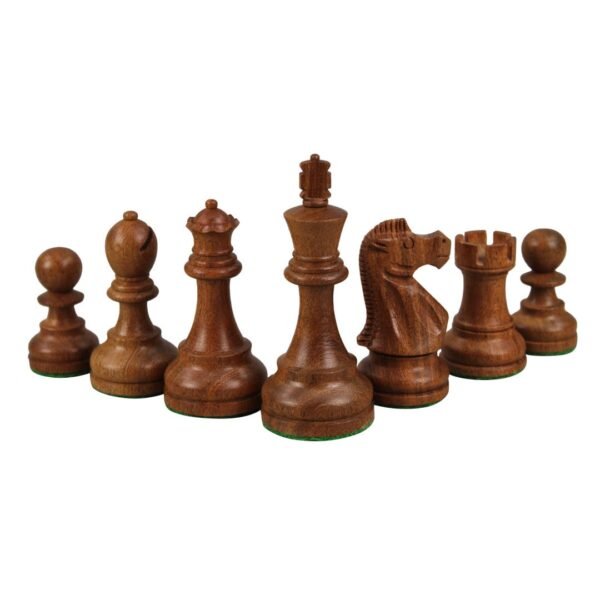 Walnut Chess Set 20 Inch With Weighted Sheesham Staunton Reykjavik Chess Pieces 3.75 Inch - Image 7