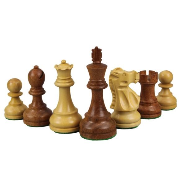 Walnut Chess Set 20 Inch With Weighted Sheesham Staunton Reykjavik Chess Pieces 3.75 Inch - Image 5