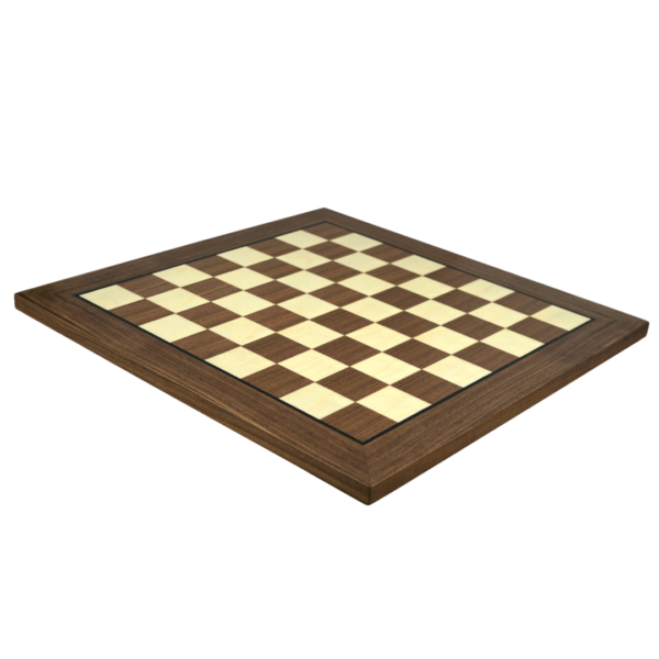 Isle of Lewis Chess Set With I Ivory & Red Resin Chess Pieces 3.5 Inch and Walnut Chess Board 20 Inch - Image 4