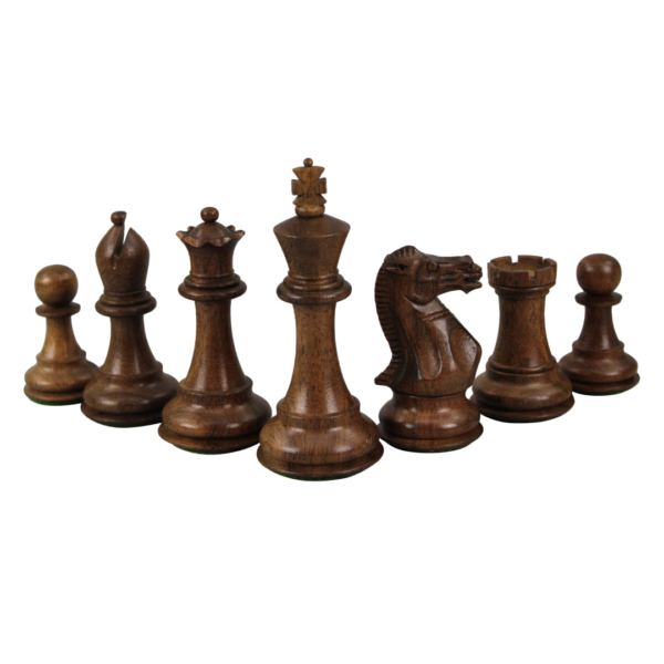 Walnut Chess Set 21 Inch with Weighted Sheesham Morphy Series Professional Staunton Chess Pieces 3.75 Inch - Image 7