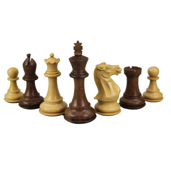 Walnut Chess Set 21 Inch with Weighted Sheesham Morphy Series Professional Staunton Chess Pieces 3.75 Inch - Image 5