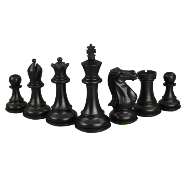 Walnut Chess Set 21 Inch with Weighted Ebonised Morphy Series Professional Staunton Chess Pieces 3.75 Inch - Image 7