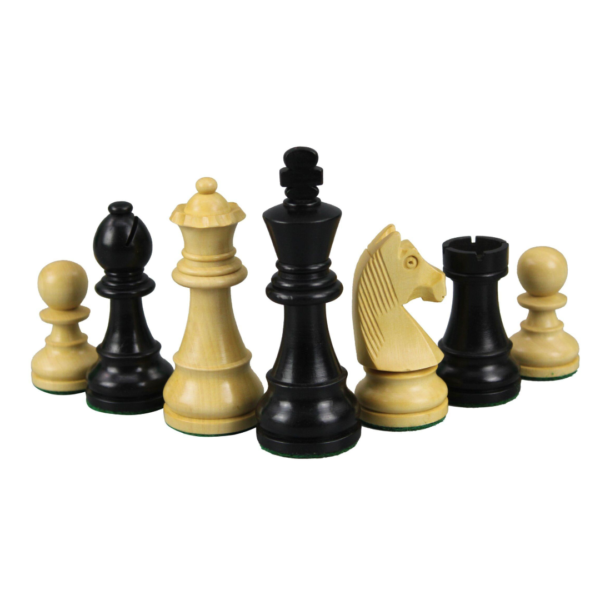 Walnut Chess Set 21 Inch with Weighted Ebonised Staunton German Staunton Chess Pieces 3.75 Inch - Image 5