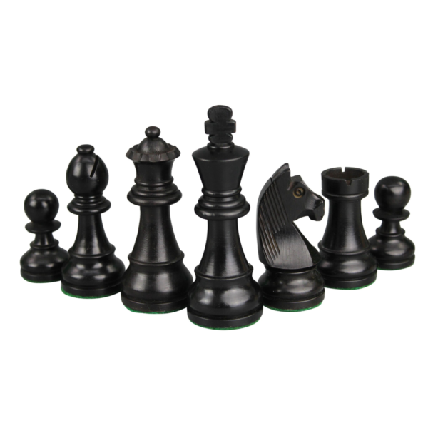 Walnut Chess Set 21 Inch with Weighted Ebonised Staunton German Staunton Chess Pieces 3.75 Inch - Image 7