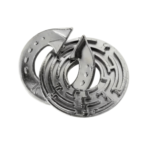 Metal Maze Lock Magic Brain Teaser Puzzle