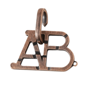 Metal ABC Lock Magic Brain Teaser Puzzle
