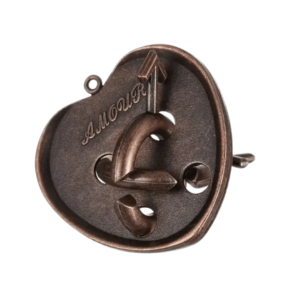 Metal Eros Lock Magic Brain Teaser Puzzle