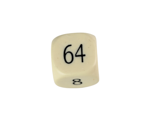 Replacement Backgammon Dice Set & Dice cups- Cream Doubling Cube - Blue & Black Dices - Image 2